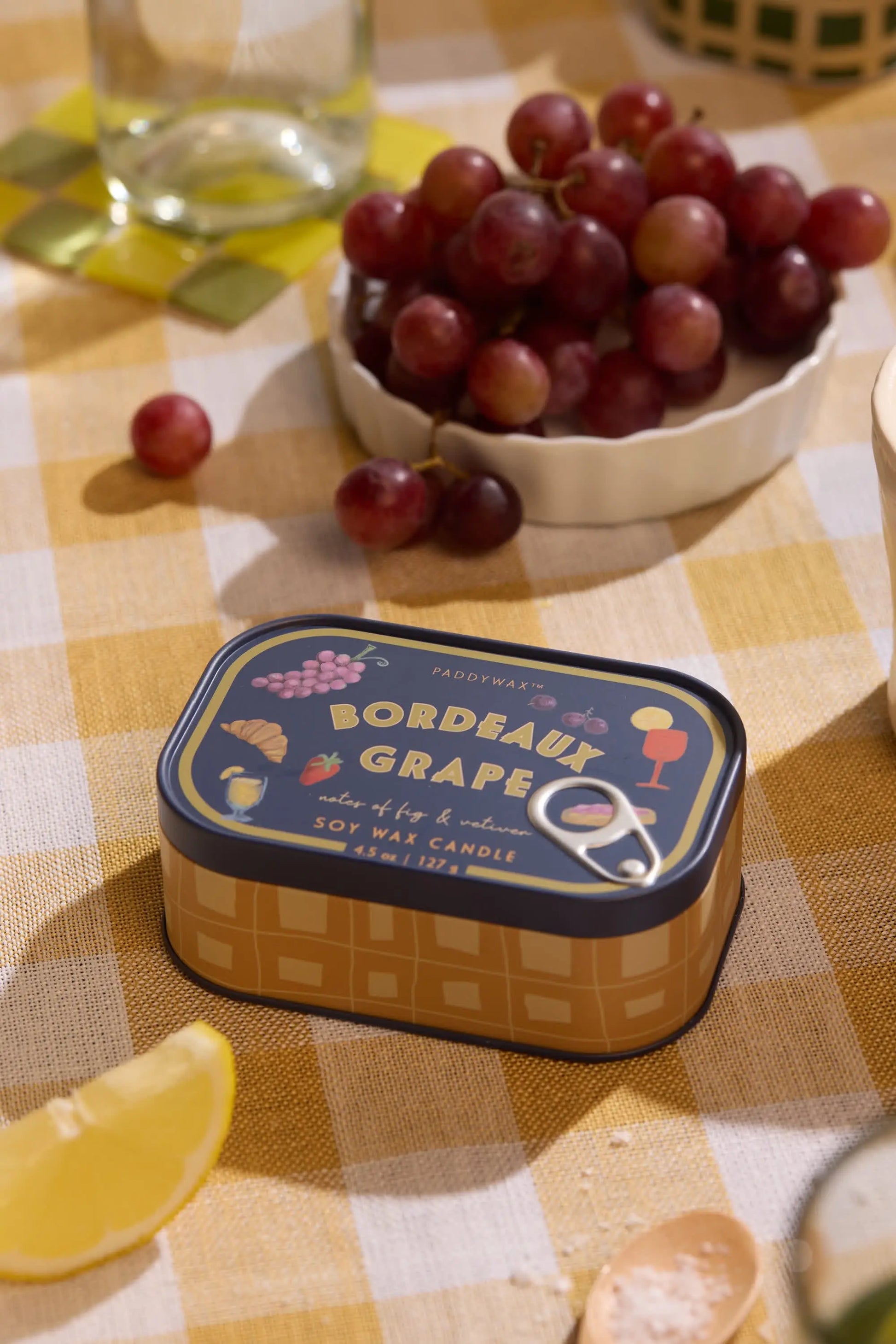 Bordeaux Grape - 4.5 oz Tin Candle Paddywax