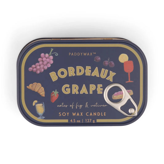 Bordeaux Grape - 4.5 oz Tin Candle Paddywax
