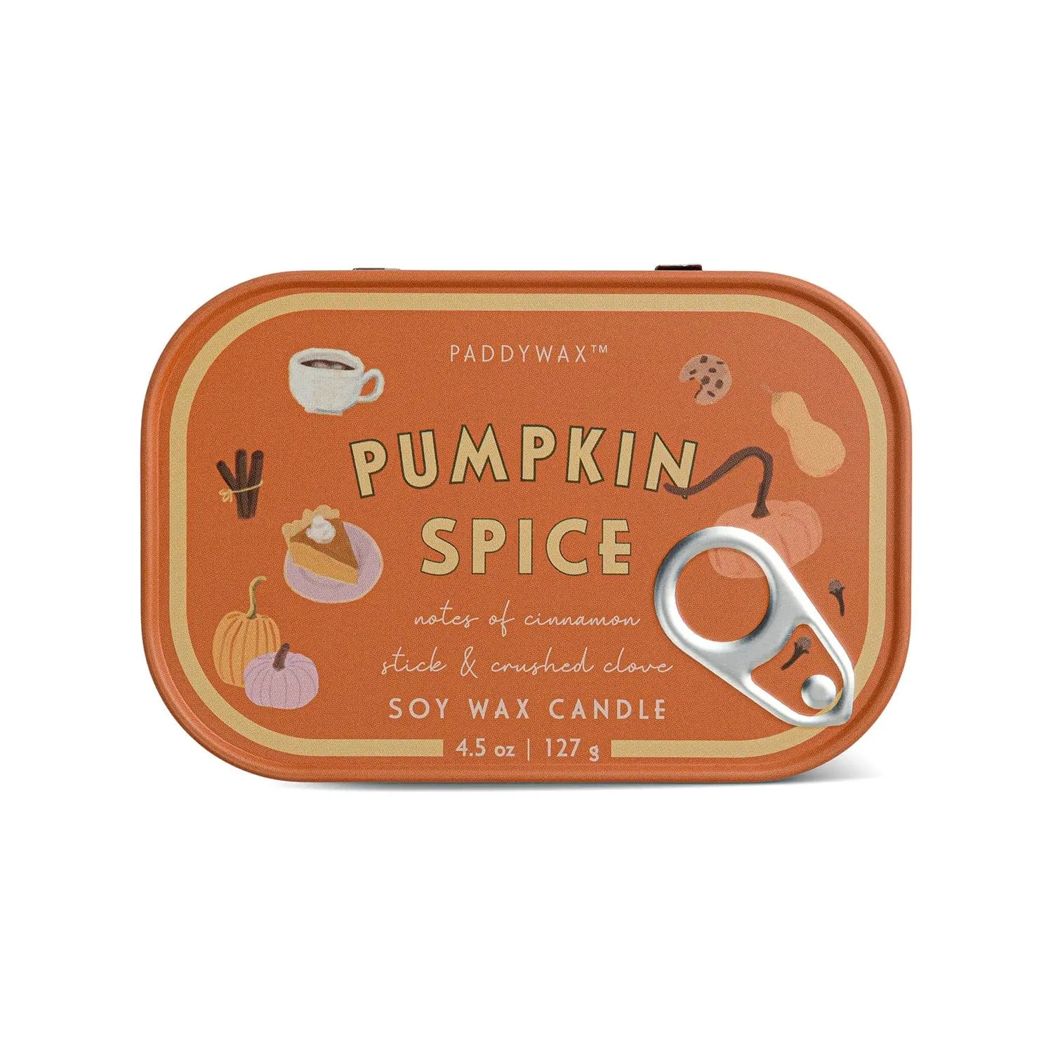 Pumpkin Spice - 4.5 oz Tin Candle - Paddywax