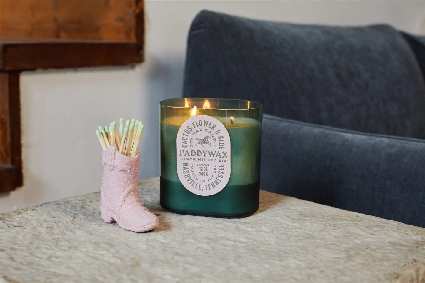 Cowboy Boot Match Holder - Pink Paddywax