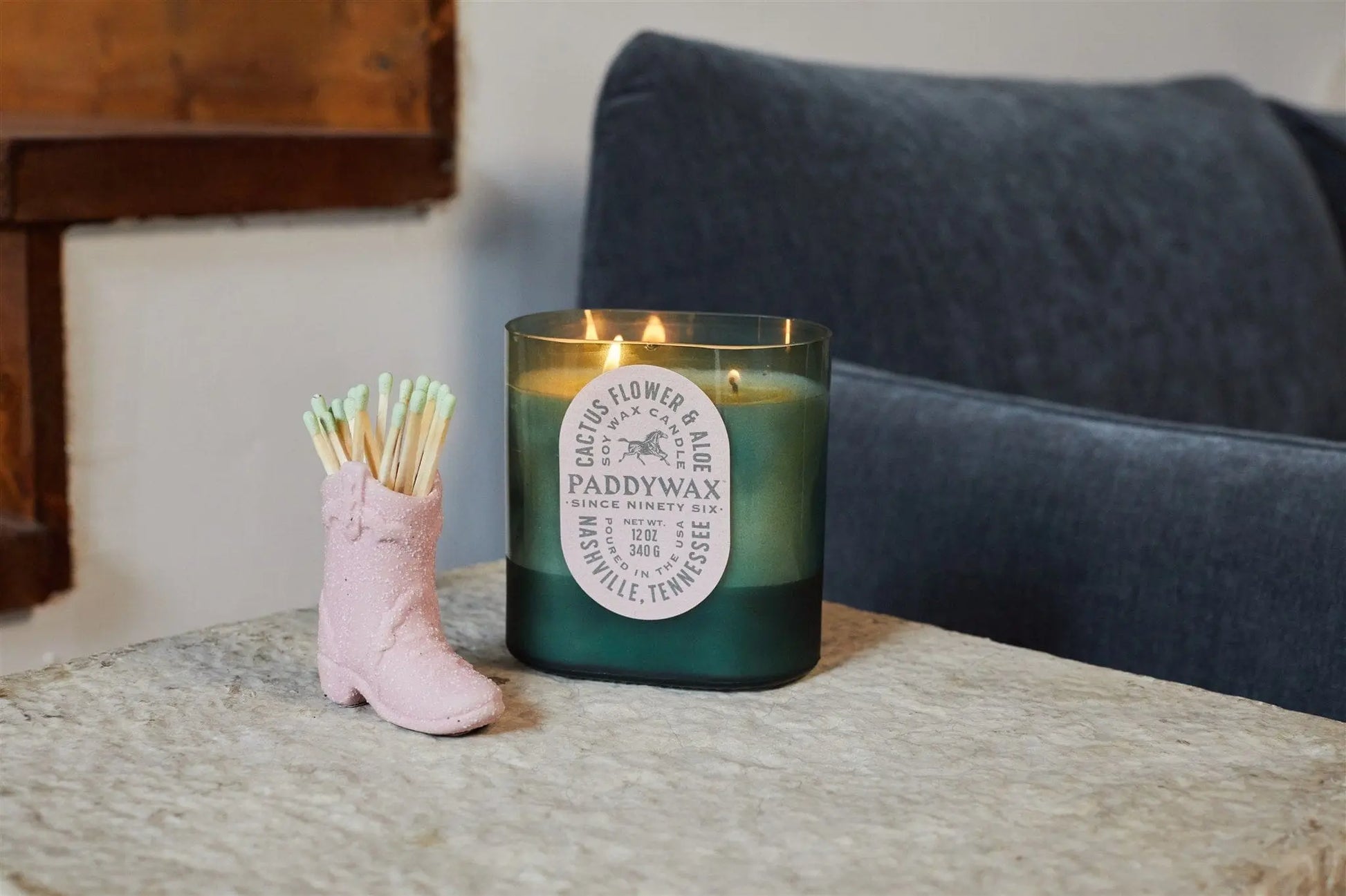 Cowboy Boot Match Holder - Pink Paddywax