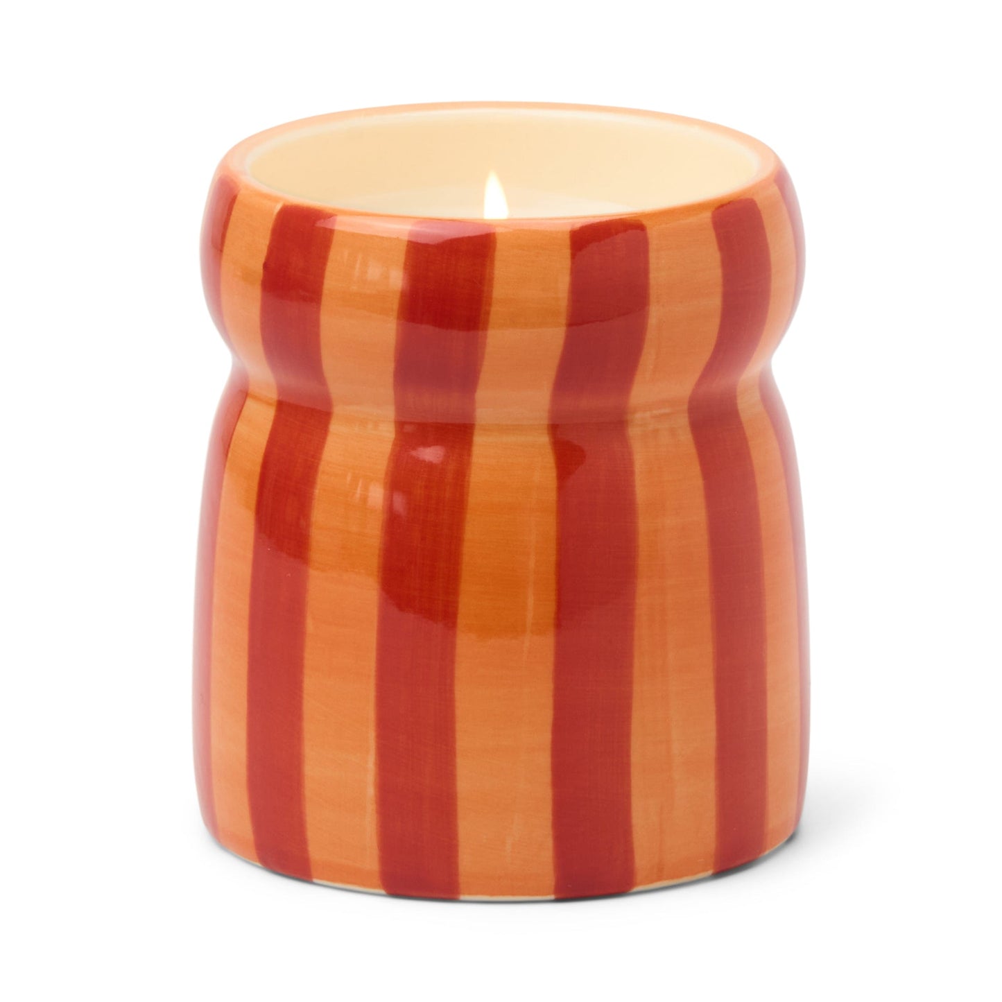 Cabana Red & Coral Candle - Spiced Apple