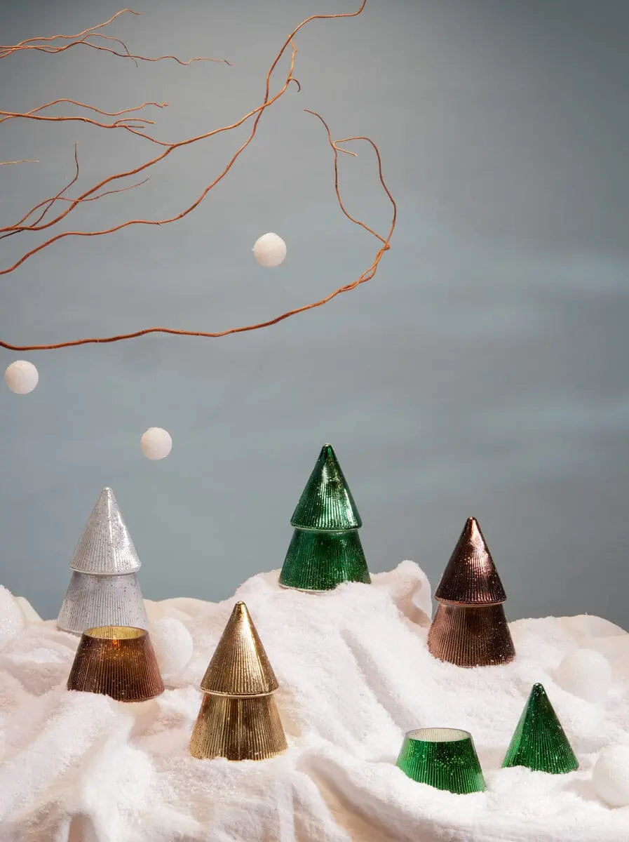 7oz Cypress + Fir Mercury Trees - Green Paddywax