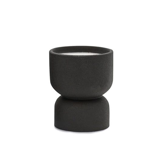 Form 6oz. - Black Matte Hourglass Ceramic Palo Santo Suede