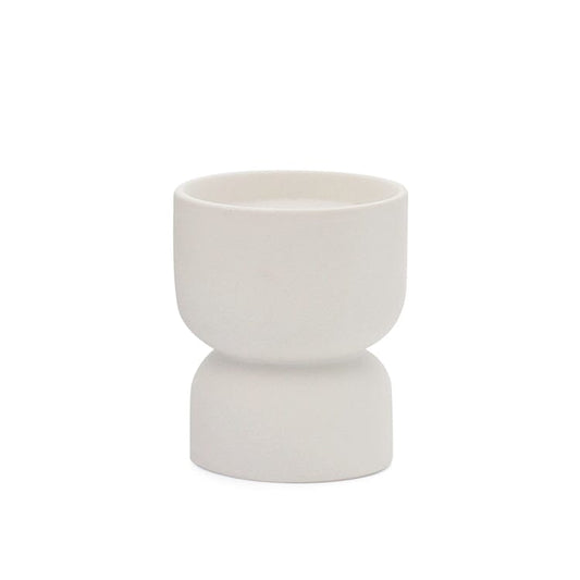 Form 6oz. - White Matte Hourglass Ceramic Tobacco Flower