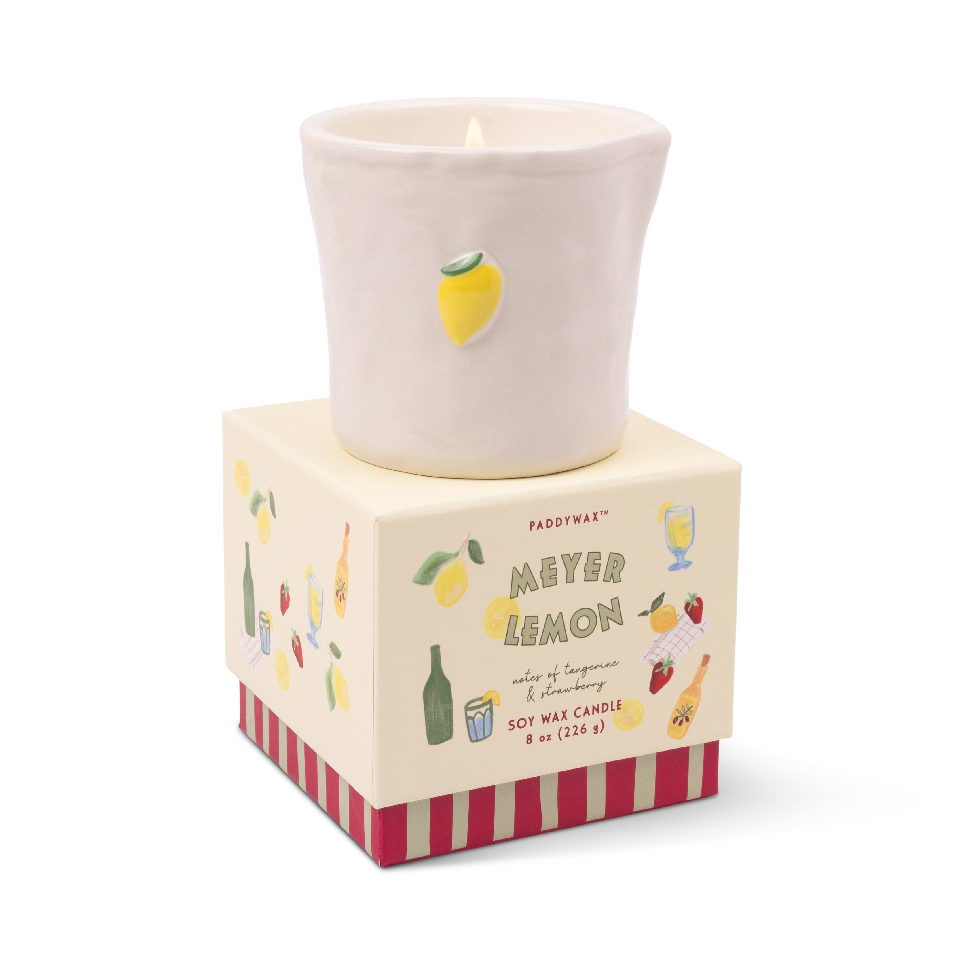 Meyer Lemon - 8 oz Ceramic Candle | Paddywax