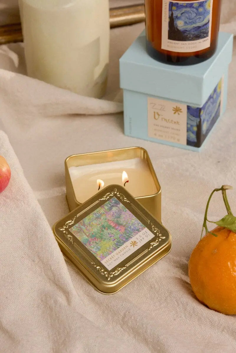 Claude Monet Secret Garden - 3.5 oz Tin Candle Paddywax