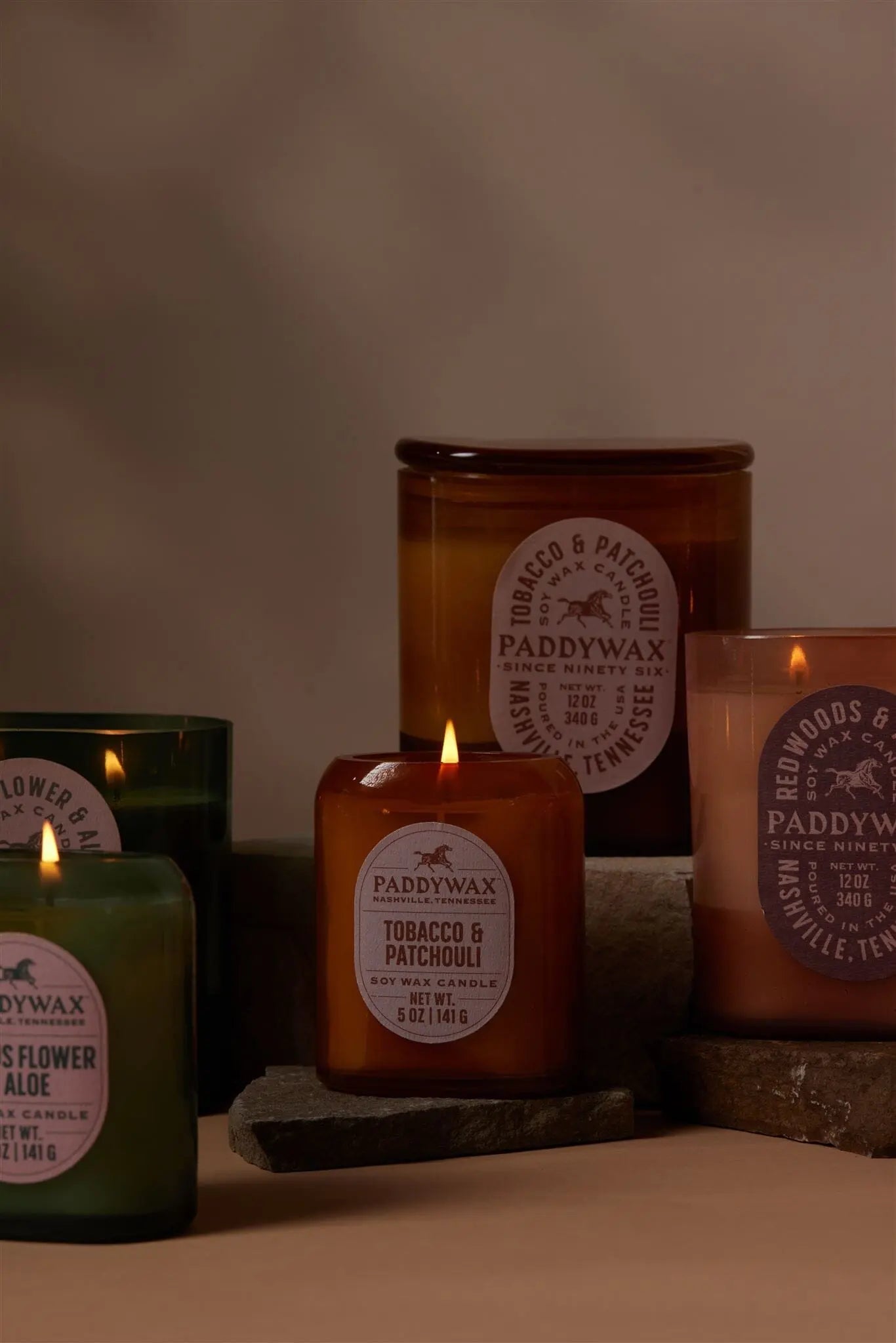 Tobacco + Patchouli - 12 oz Candle Paddywax