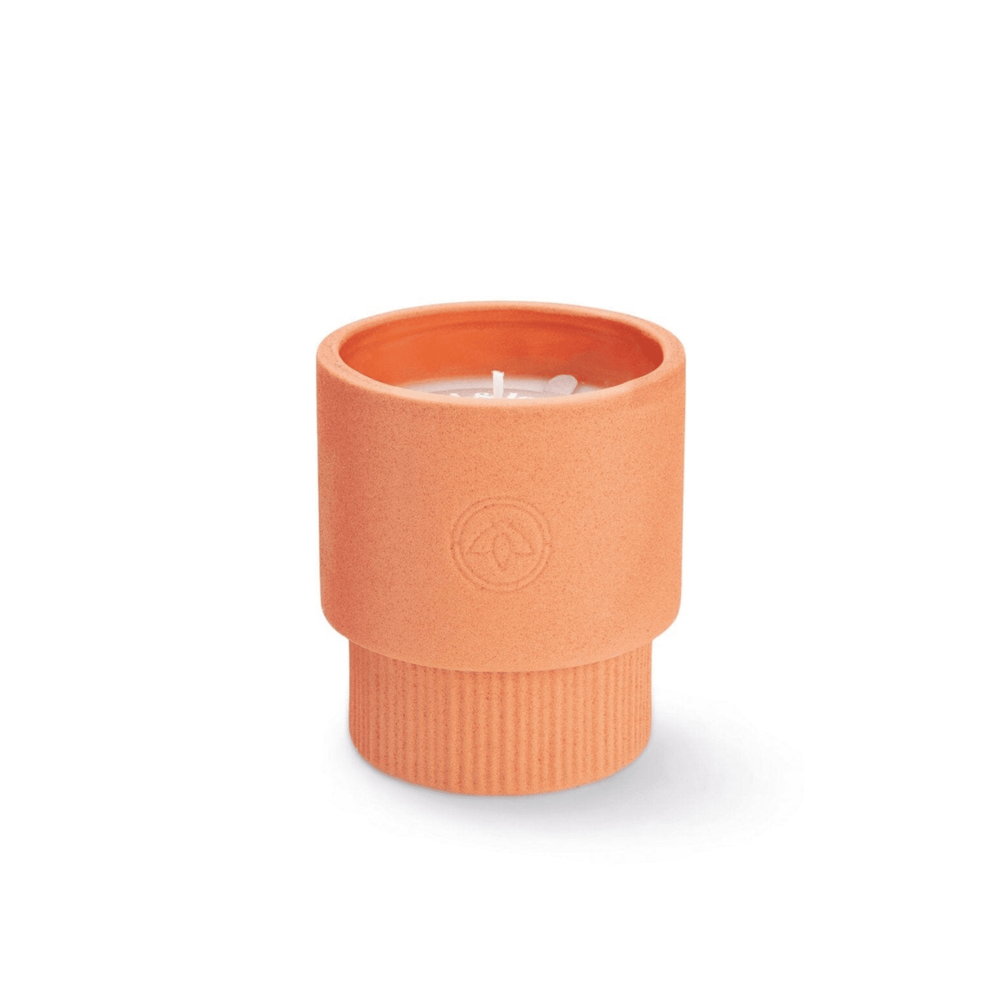 Sahara Basil Lemongrass 5oz candle on white background