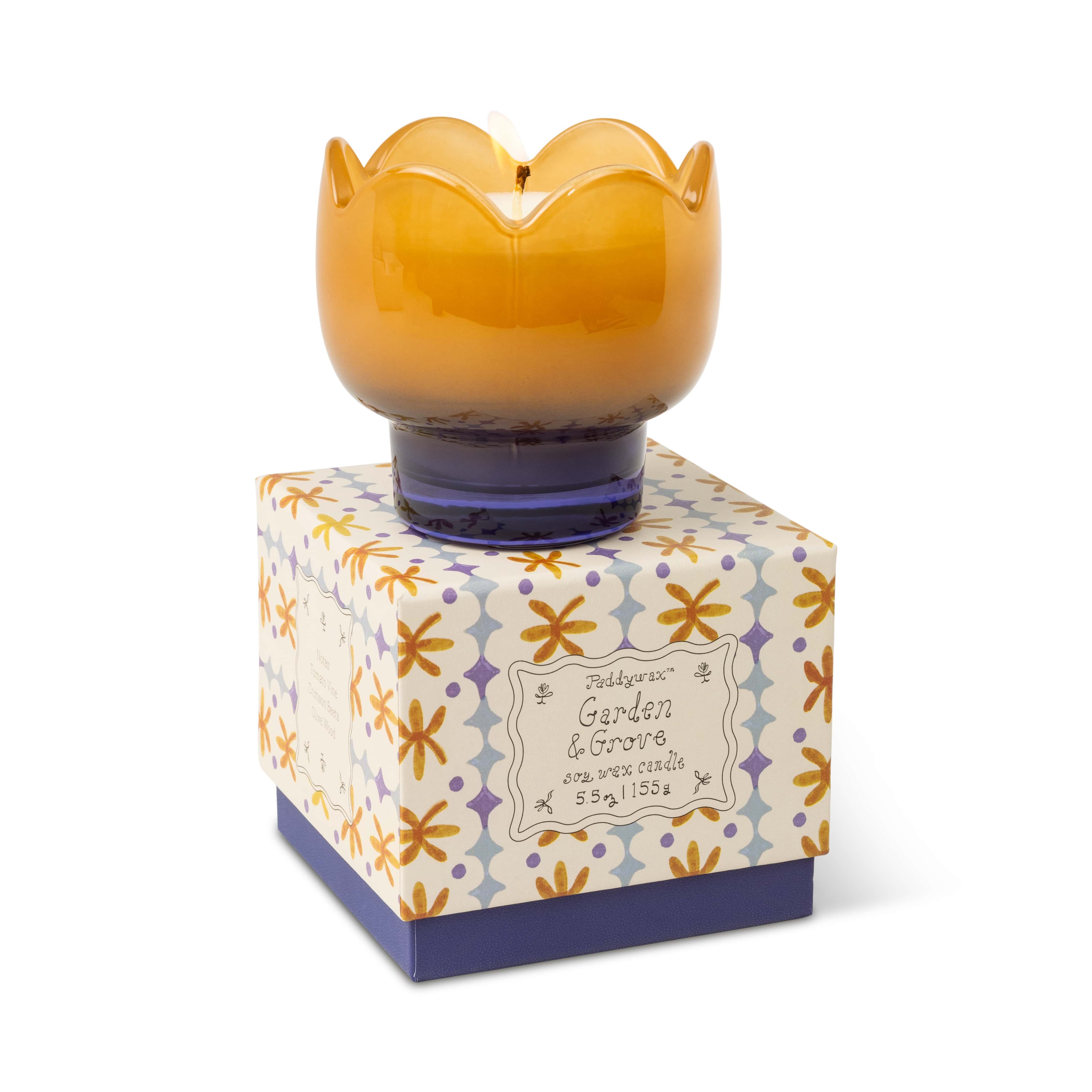 Paddywax Tulip Candle – Garden & Grove | Fresh Green Garden Candle