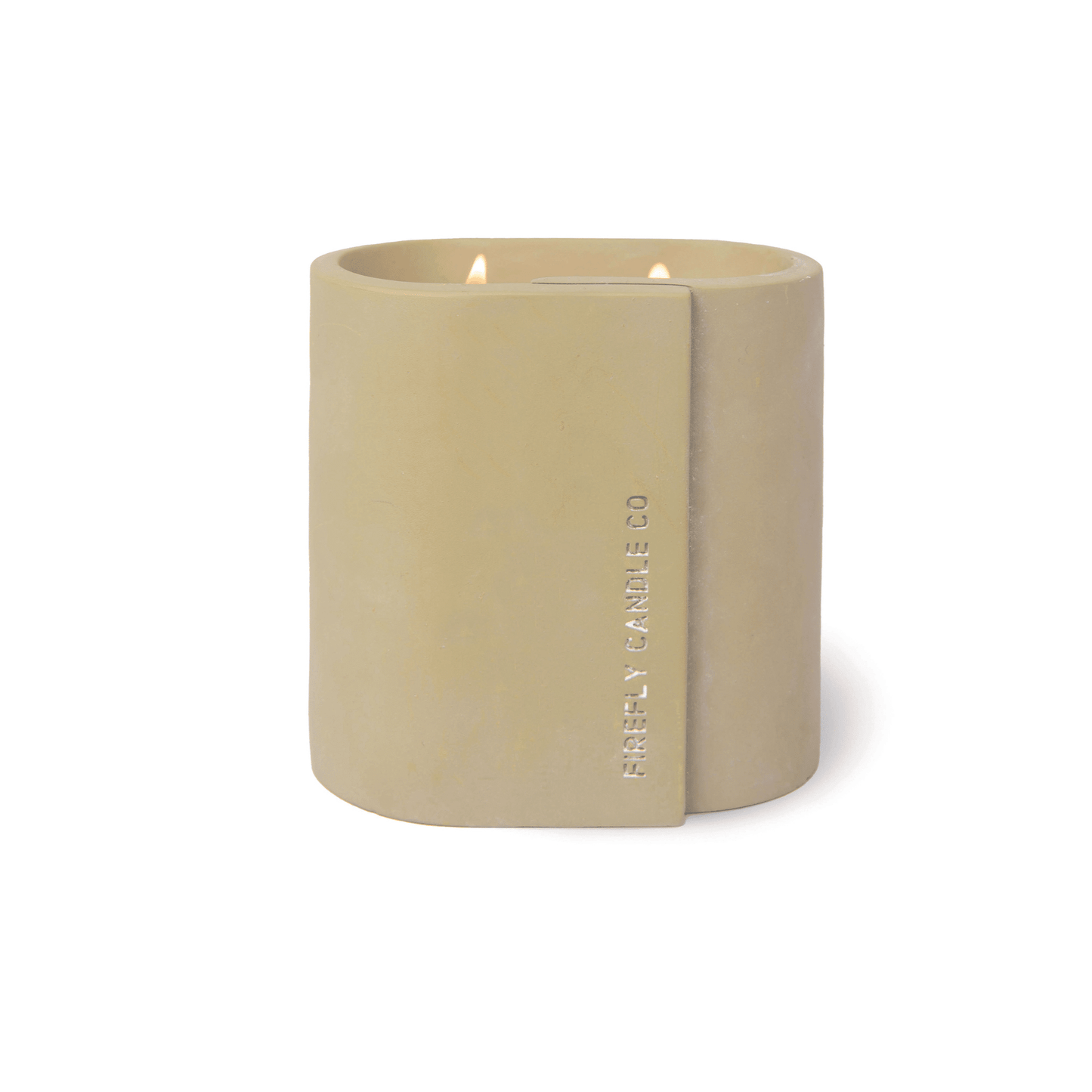 Cirque 12 oz. Candle - Green Bamboo concrete vessel