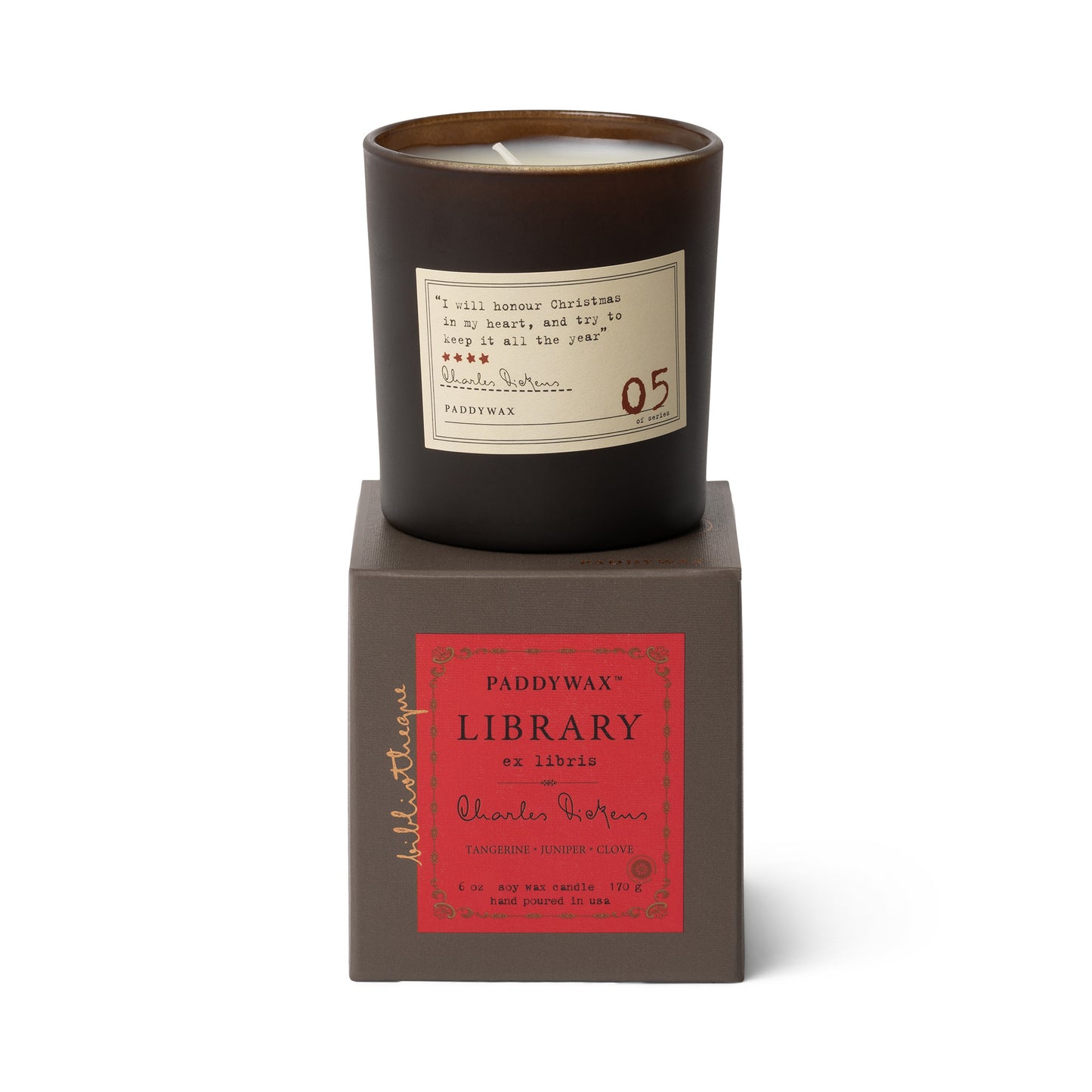 Library 6 oz Candle - Charles Dickens