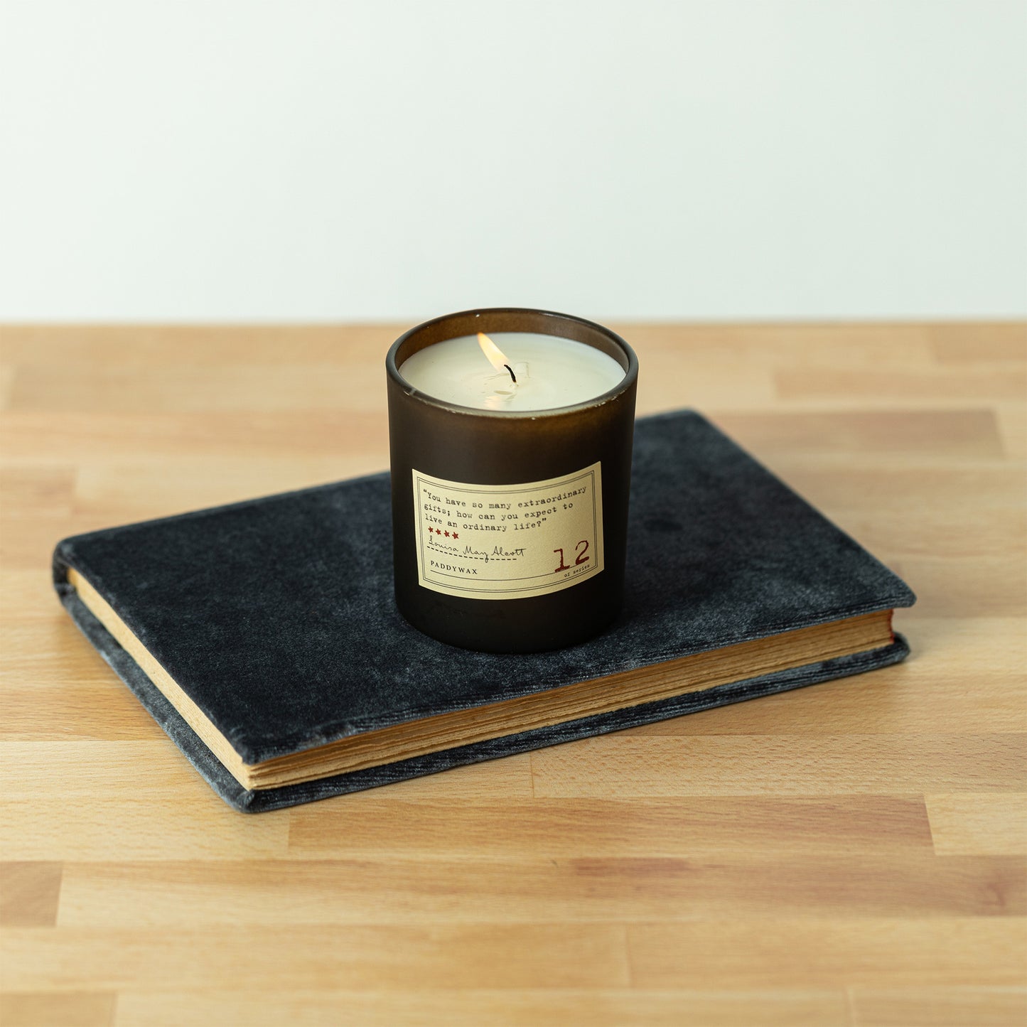 Library 6 oz Candle - Louisa May Alcott