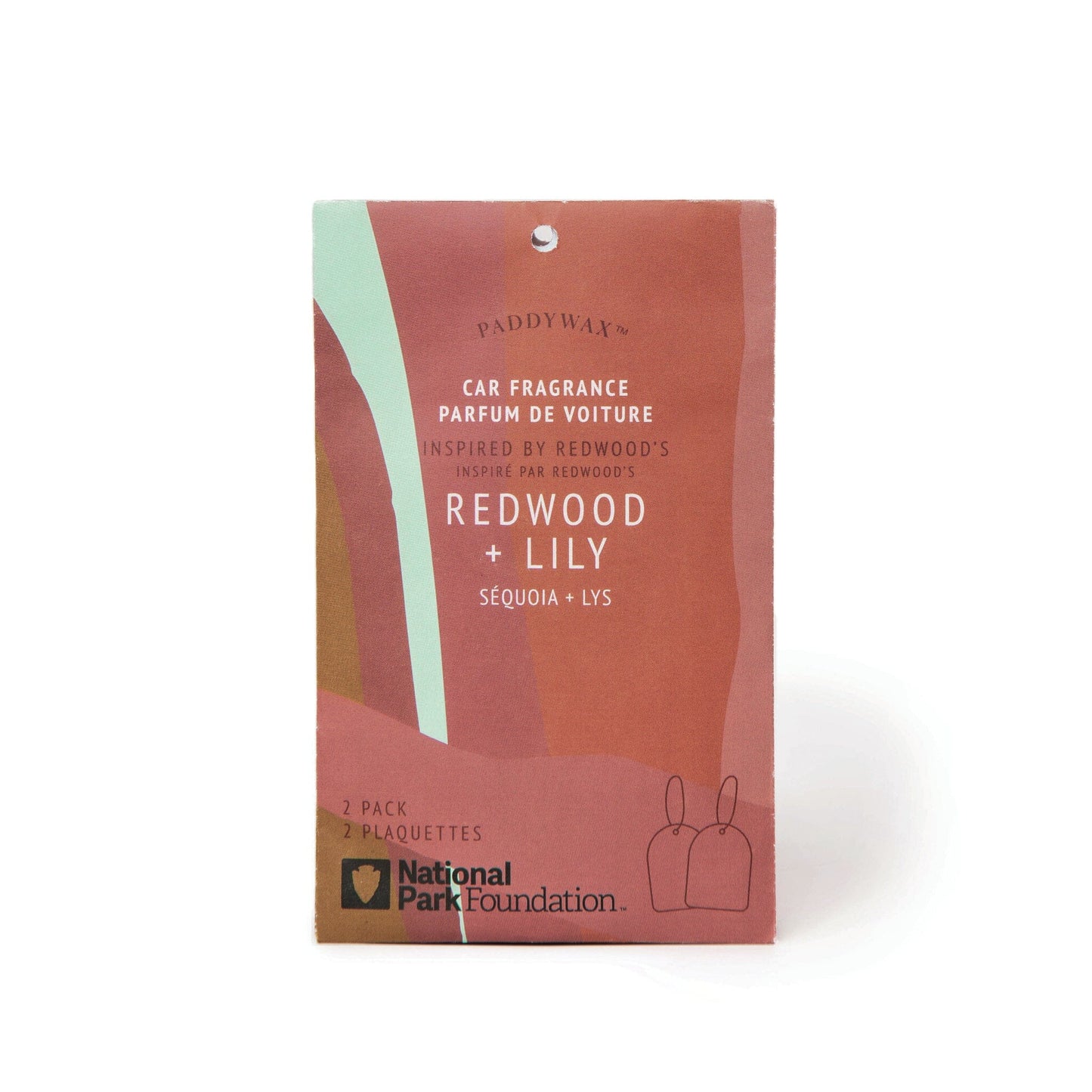 Parks Car Fragrance - Redwoods packaging