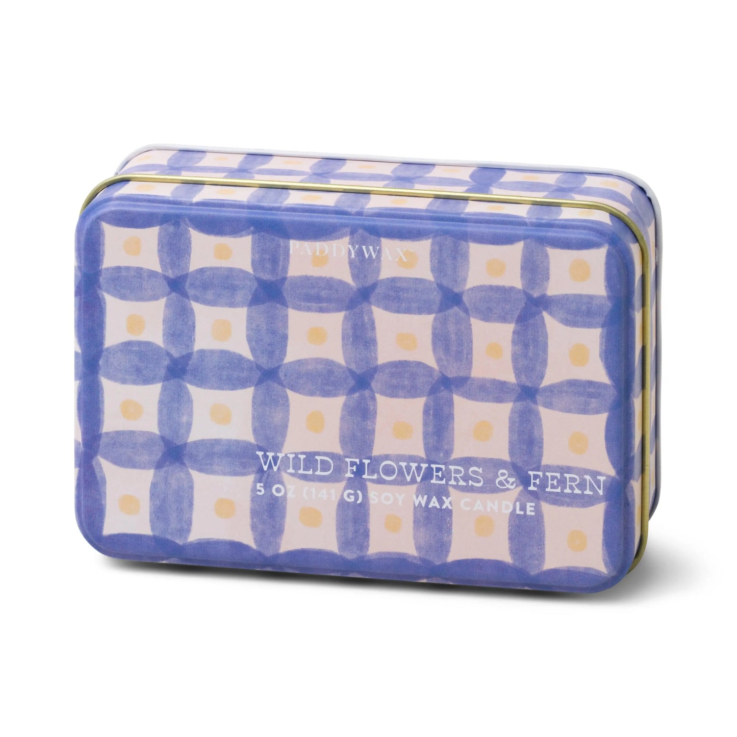 5oz Everyday Tin candle wild flowers and fern