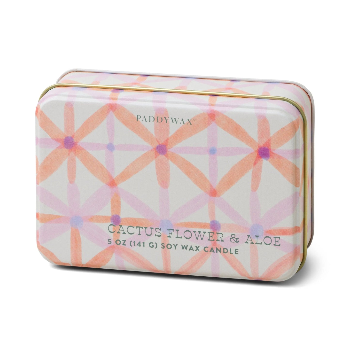 5oz Everyday Tin candle cactus flower and aloe