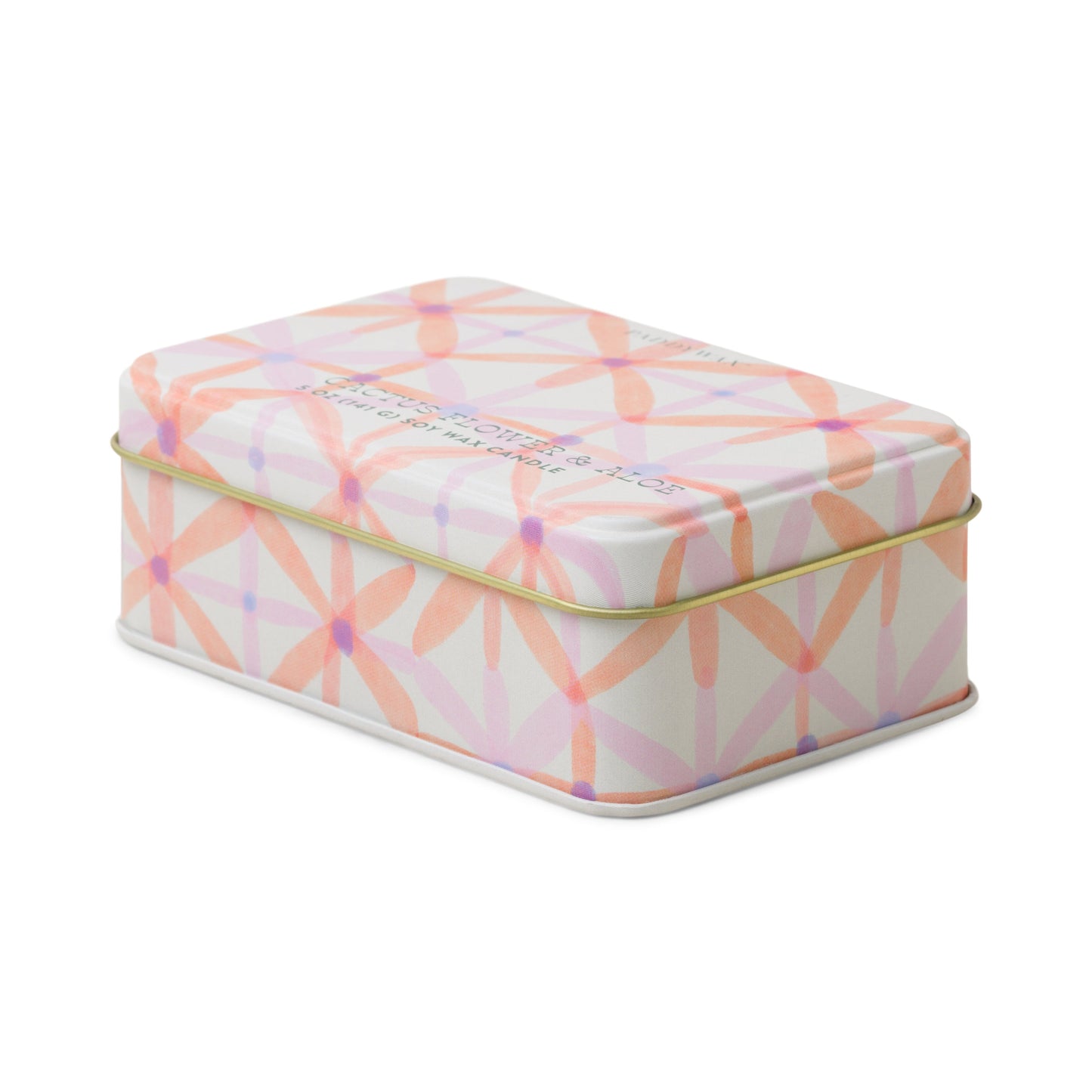 5oz Everyday Tin candle cactus flower and aloe2