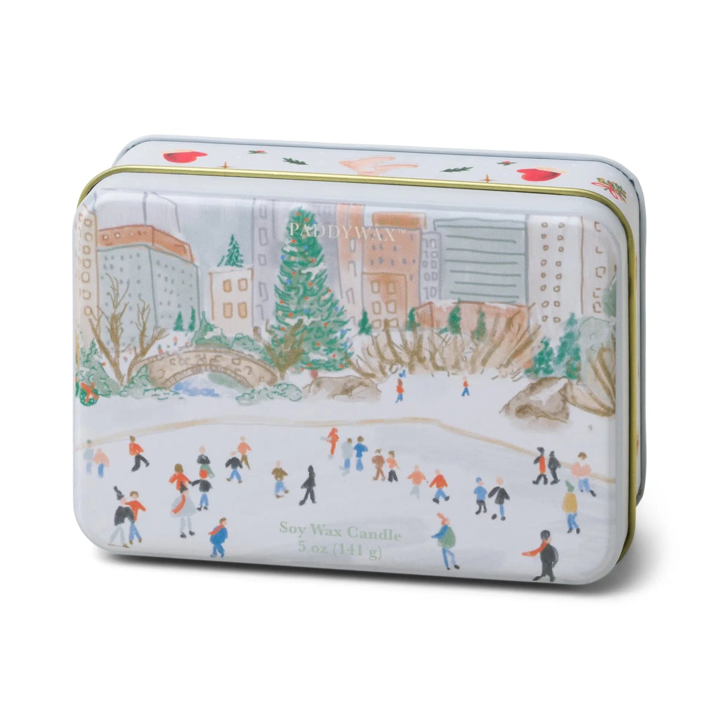Holiday 5 oz. Candle Tin - Mistletoe & Mint front