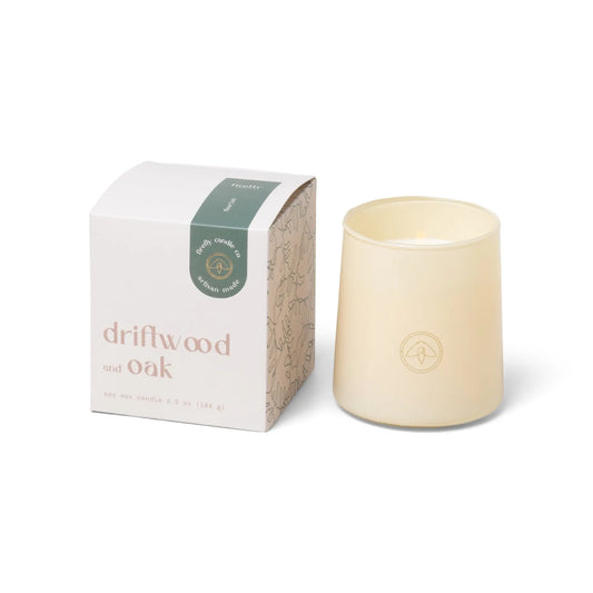 Flourish 6.5 oz Candle - Driftwood and Oak