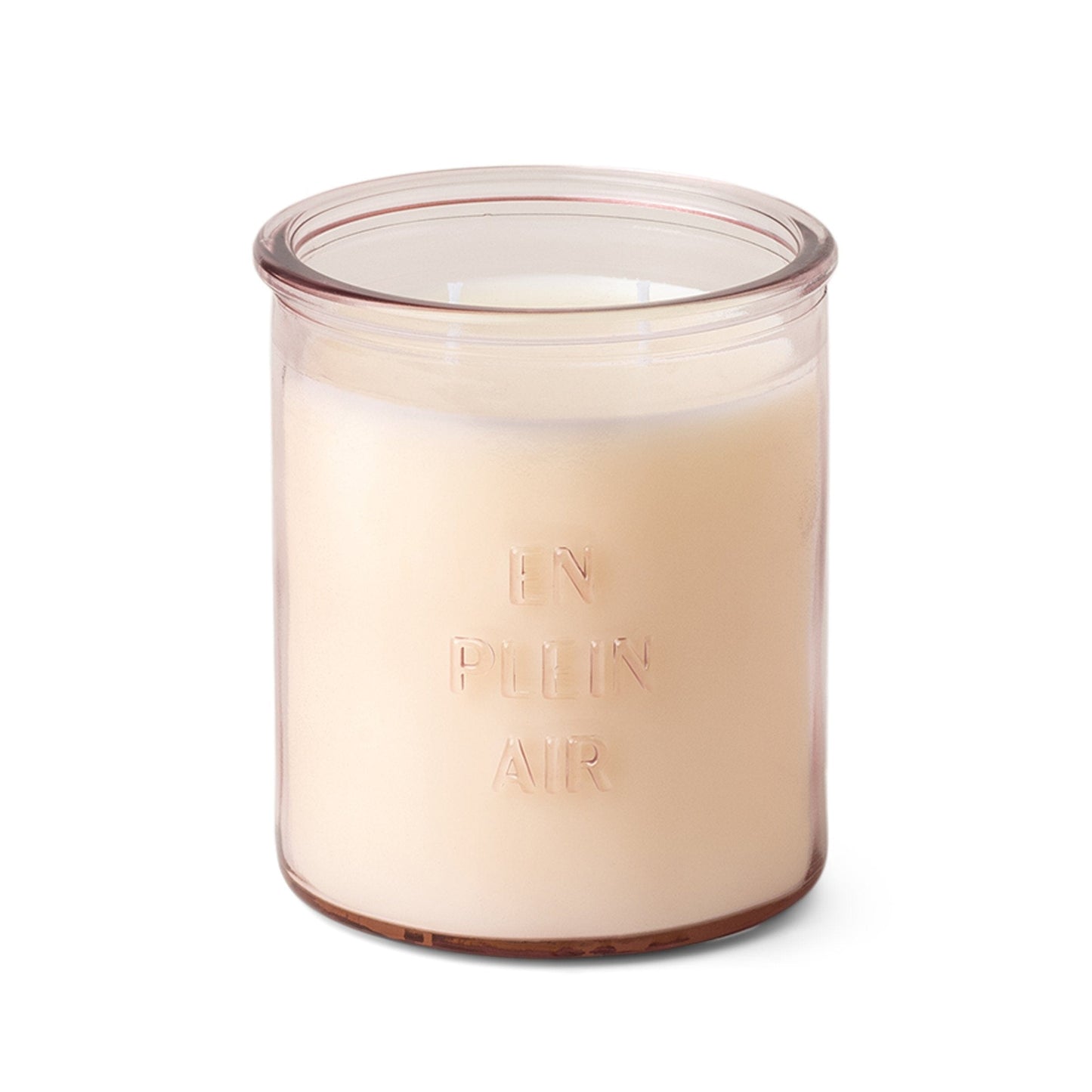 En Plein Air - Grapefruit Mangosteen 10 oz - light pink colored glass vessel