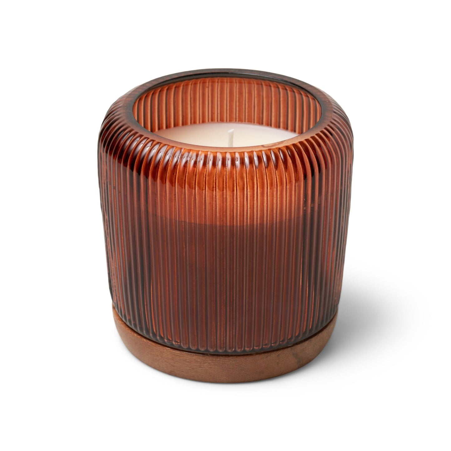 Gem 10 oz Candle - Autumn Musk ribbed glass