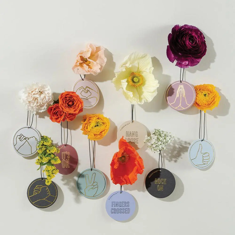 impressions car fragrance on a wall