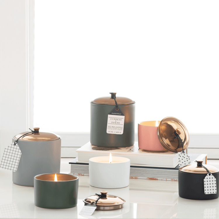 Hygge candles for minimalism