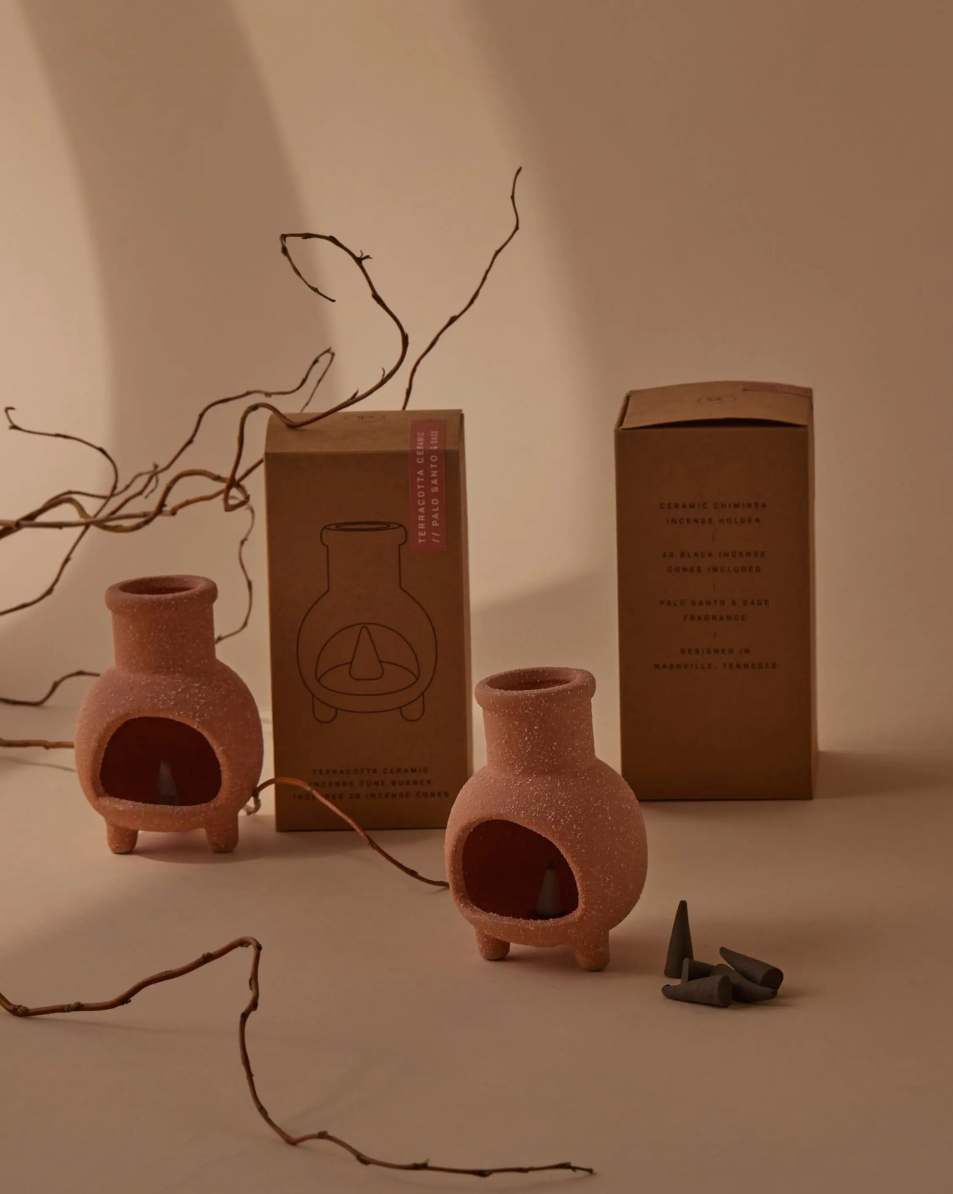 burning incense in plant pots Ceramic Chiminea Incense Cone Holder