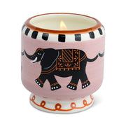 A Dopo "Elephant" Candle - Tobacco & Vanilla on white background. 