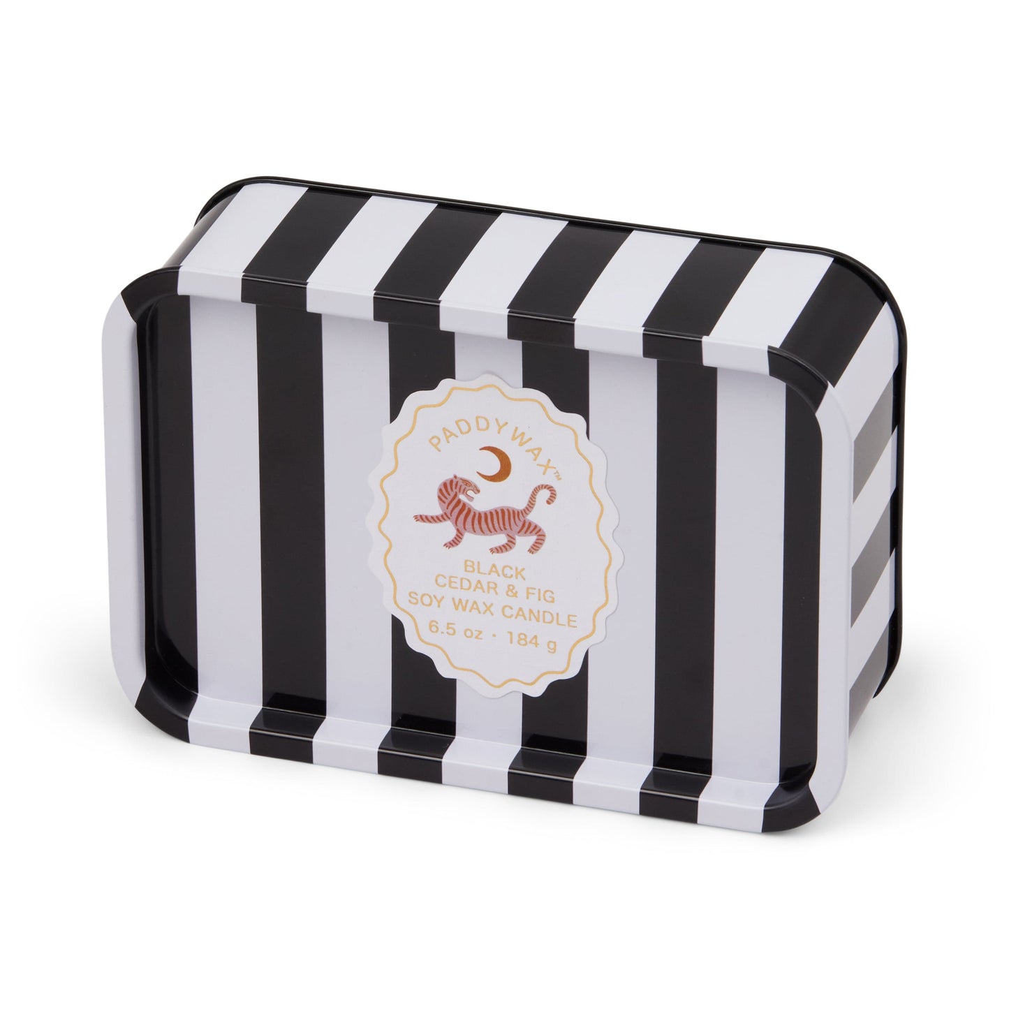 Black Cedar & Fig - A Dopo "Tiger" Tin Candle 6.5 oz