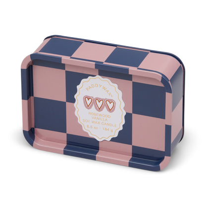 Rosewood Vanilla - A Dopo "Hearts" Tin Candle 6.5 oz