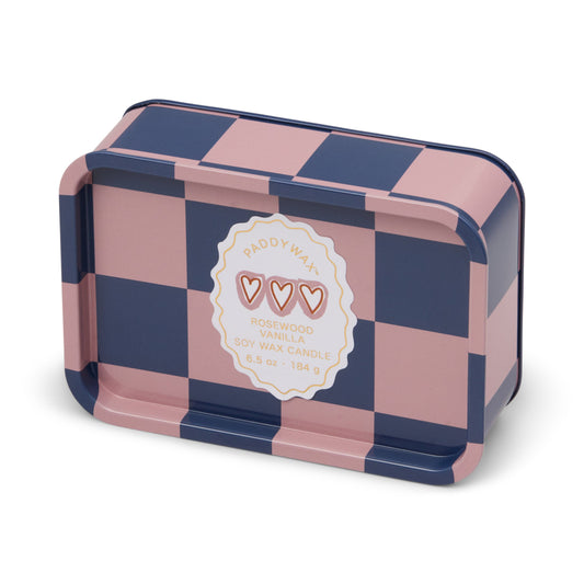 Rosewood Vanilla - A Dopo "Hearts" Tin Candle 6.5 oz