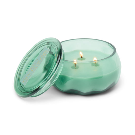 Basalt 10 oz Candle - Fresh Air & Sea Salt on white background. 