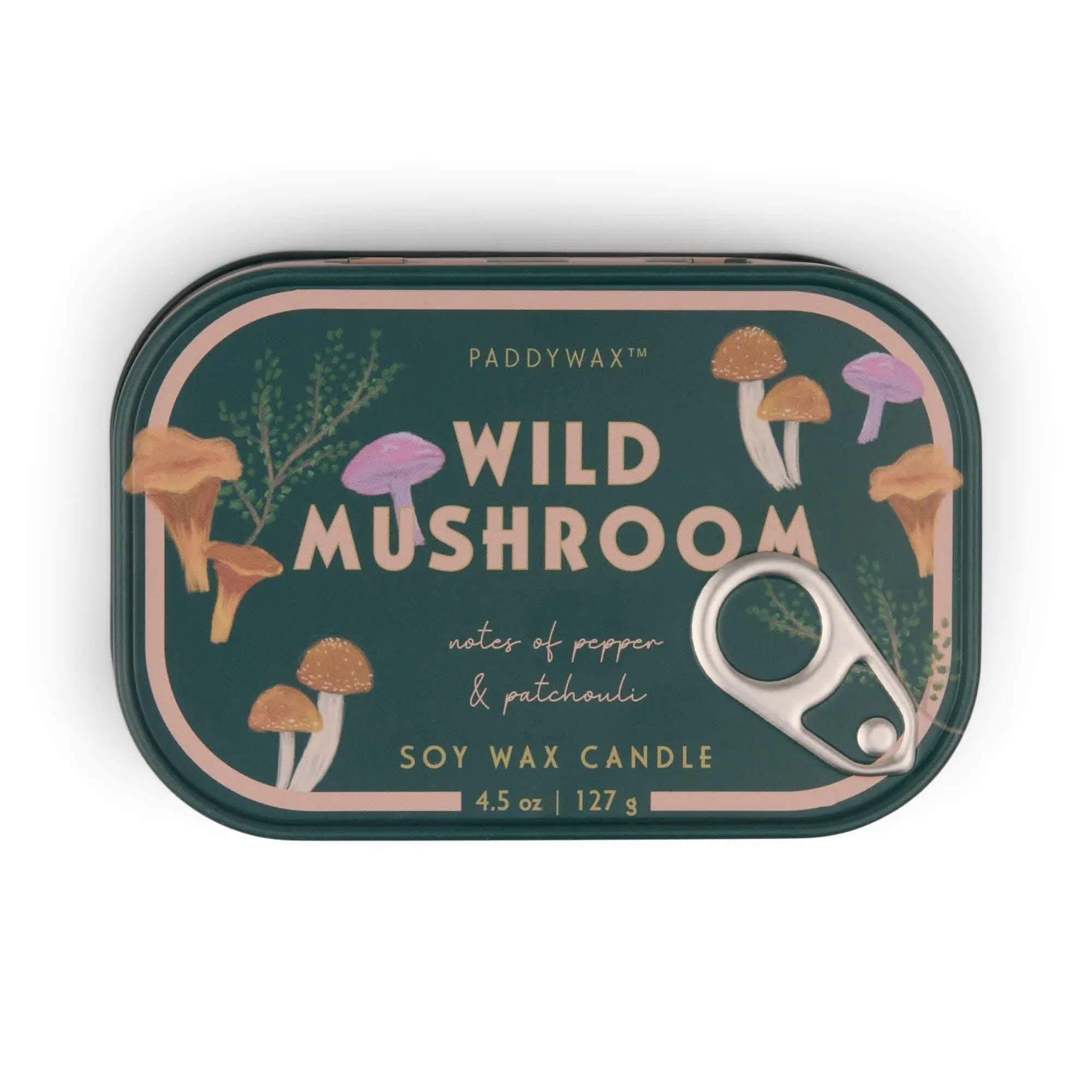 Bougie En étain Paddywax - Parfum Pain D'épices - Notes De Gingembre, Cannelle, Vanille - 127g - Deux Mèches