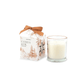 Cypress + Fir - 7 oz Glass Candle with Ornament Gift Box on white background