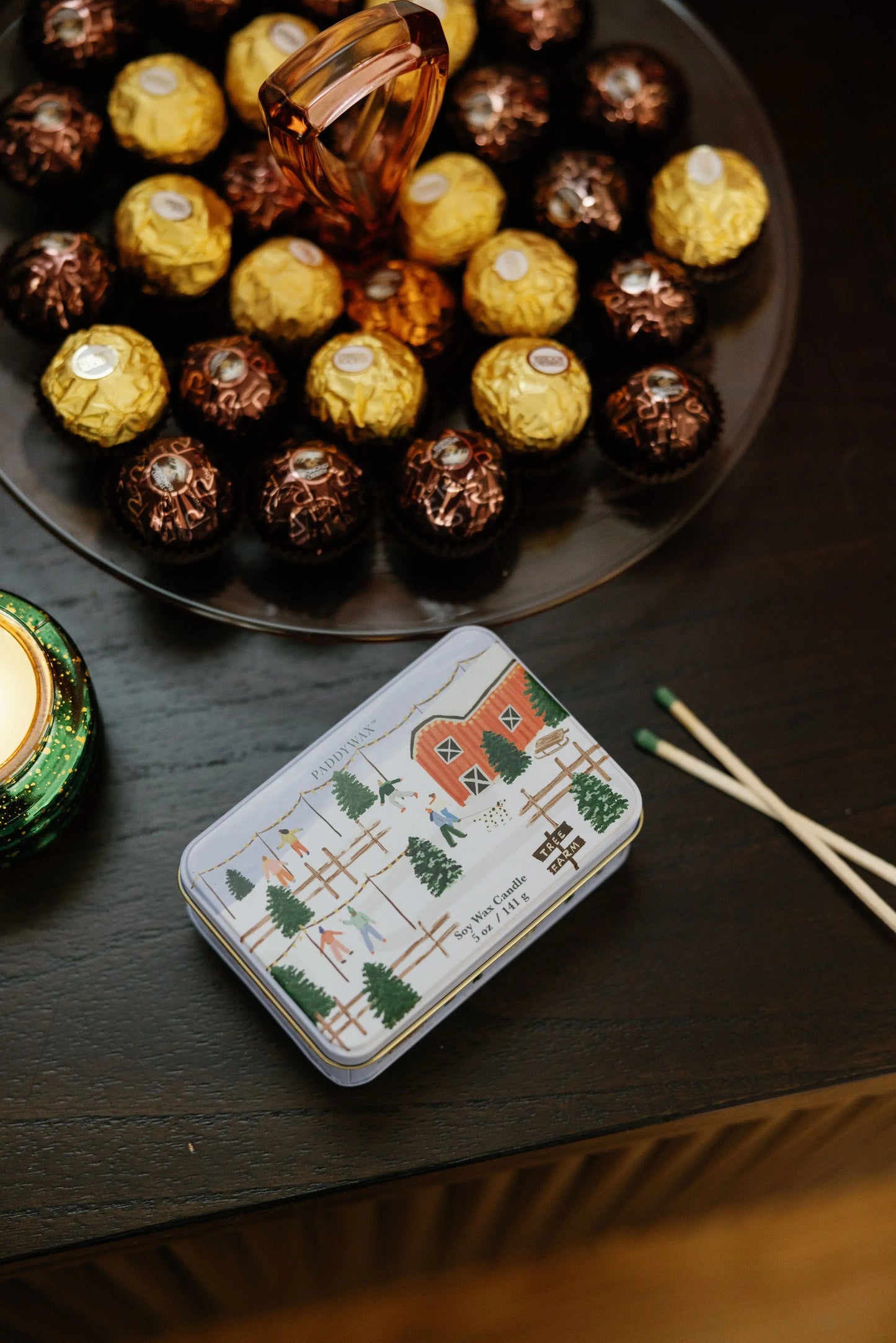 Tabac & Pine - Christmas Tin Candle Paddywax