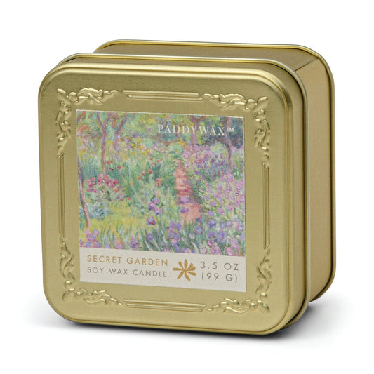 Impressionist 3.5oz Tin- Claude Monet Secret Garden