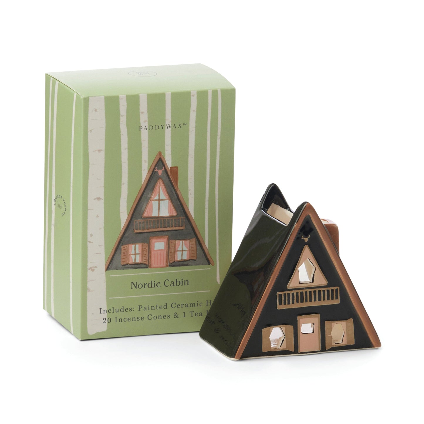 No. 01 - Nordic Cabin Style Incense & Tea Light Holder