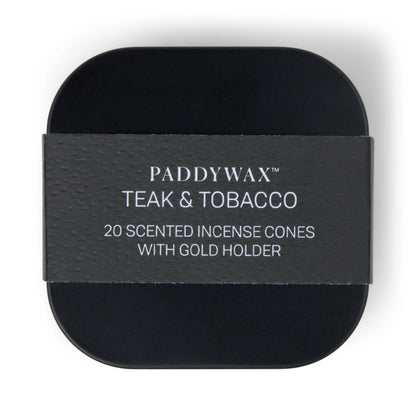 Teak & Tobacco - Metal Incense Tin Paddywax