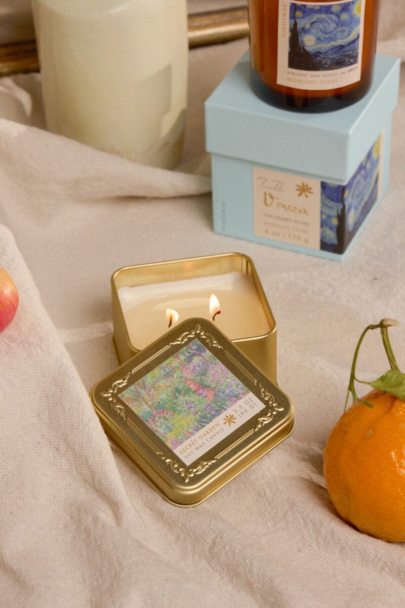 Impressionist 3.5oz Tin- Claude Monet Secret Garden