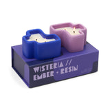 Wisteria & Ember + Resin - 4 oz Candle Boxed Set Paddywax