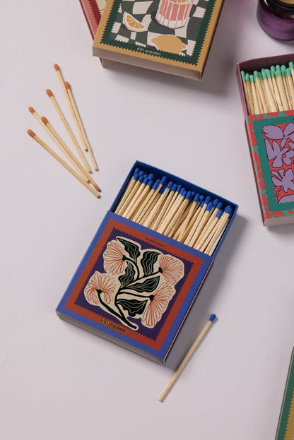 Jumbo Boxed Matches - Floral