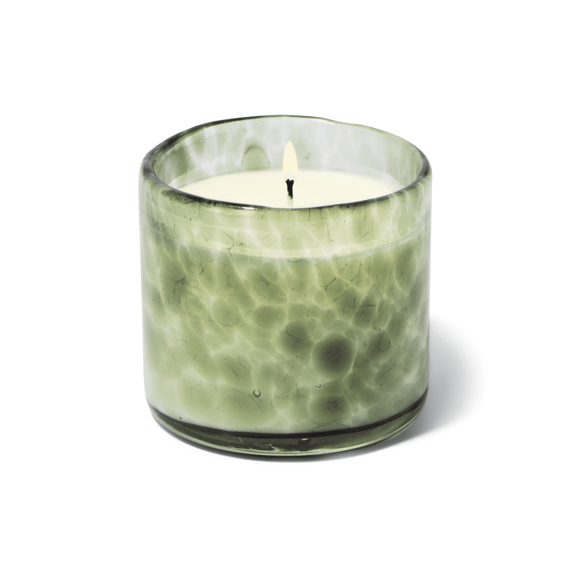 Luxe - Tabac & Pine 8oz candle on a white background.