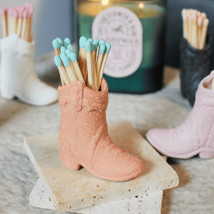 Cowboy Boot Match Holder - Terracotta