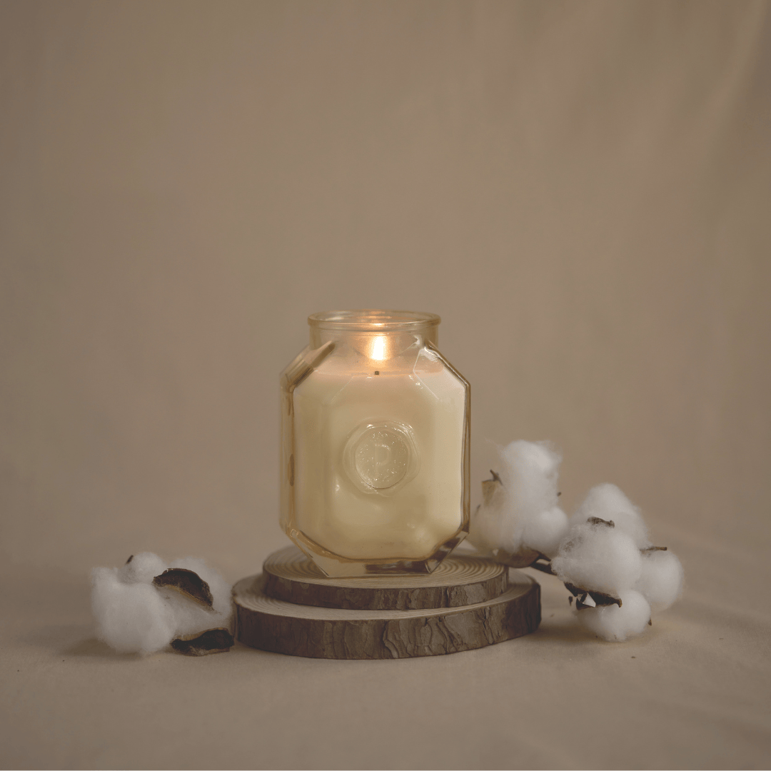 Cotton + Teak - Botanica 8 oz Candle