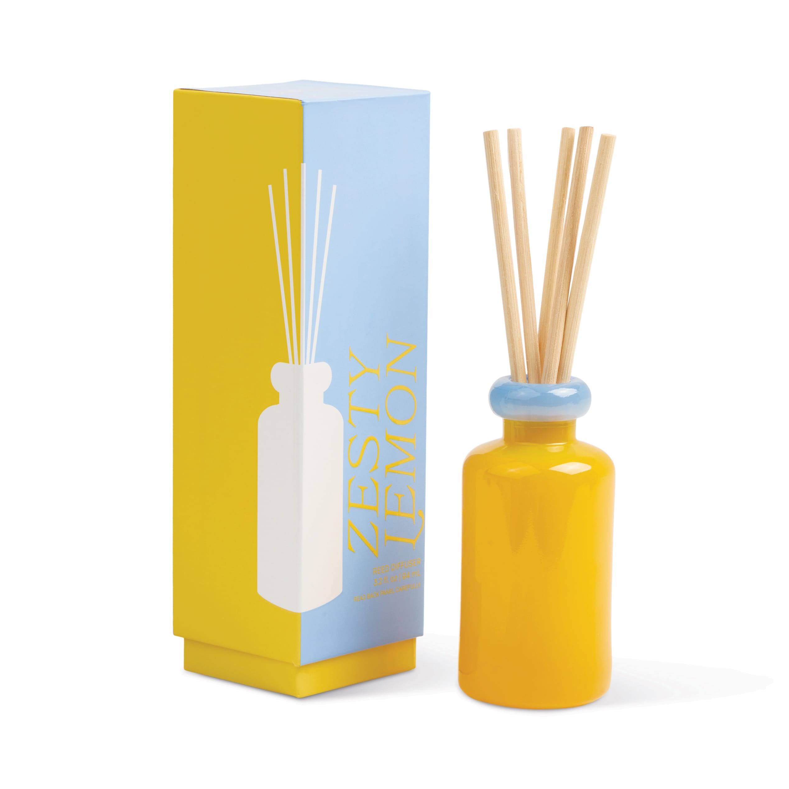 Zesty Lemon - Stack 3.2 oz Diffuser by Paddywax | Fresh Citrus