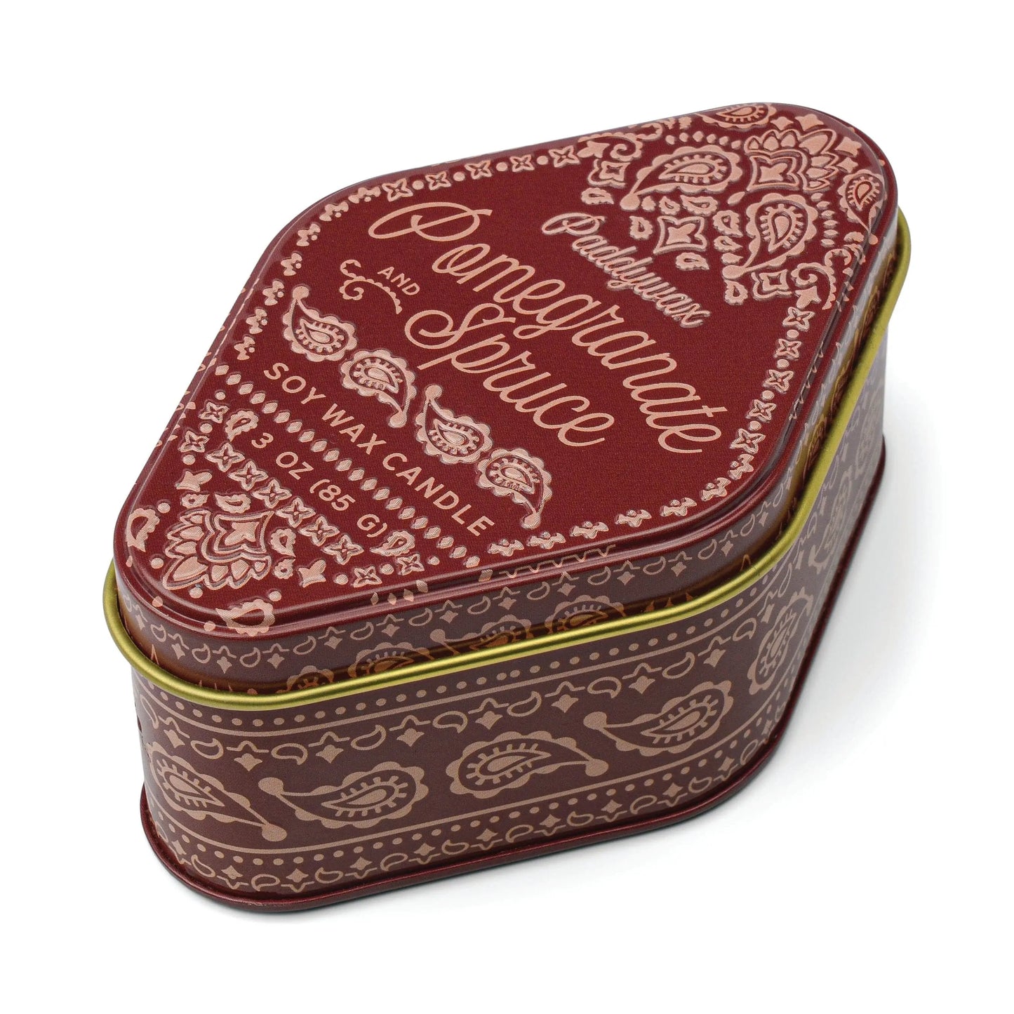 Pomegranate Spruce - Station Tin 3.5 oz Paddywax