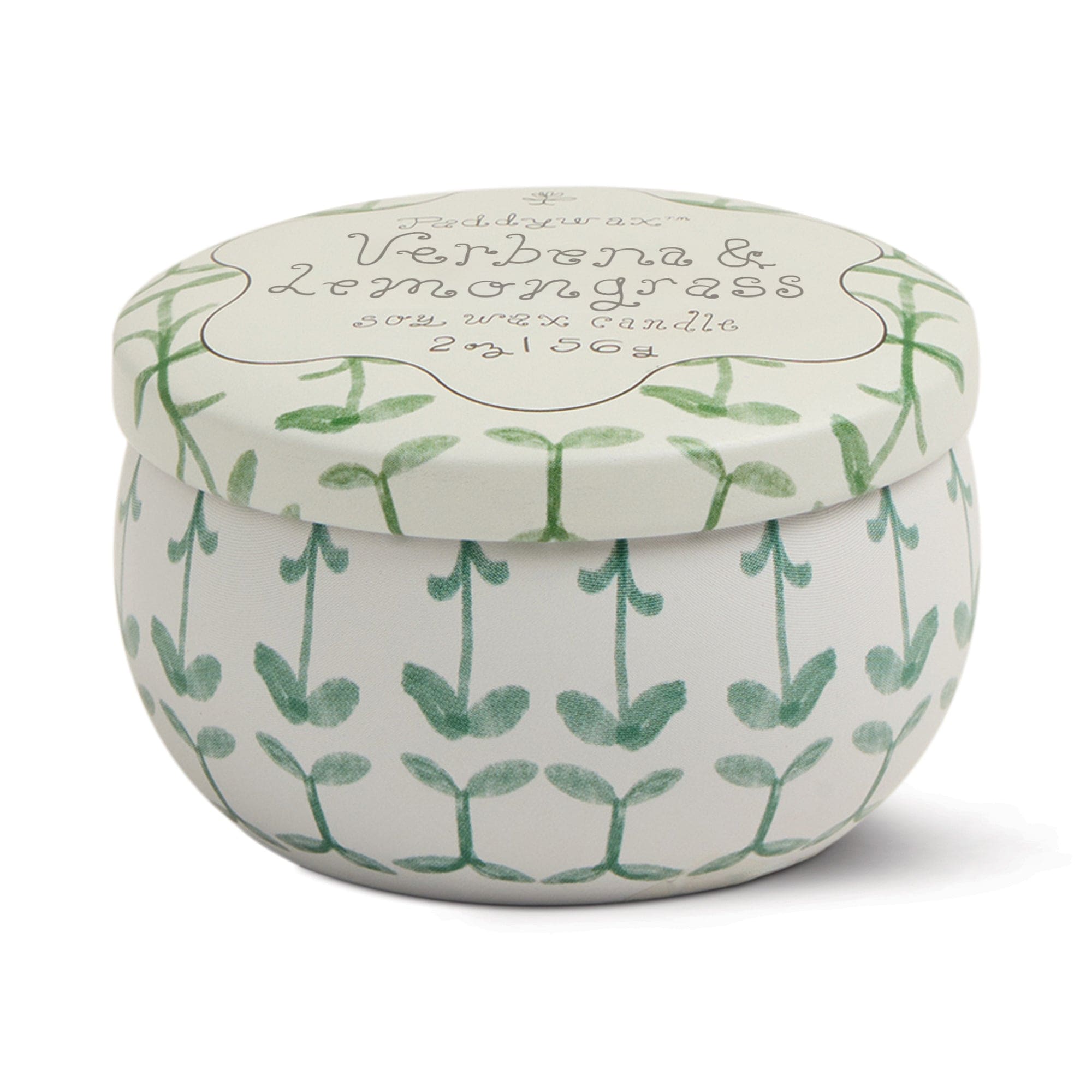 Verbena & Lemongrass - Tulip 2 oz Tin Candle - Paddywax
