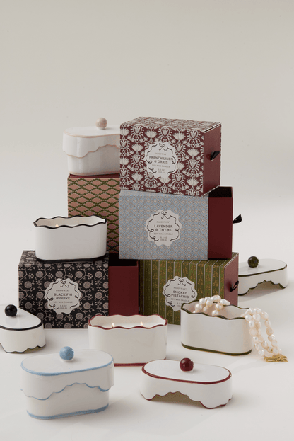 Lavender & Thyme - 5.5 oz Ceramic Candle