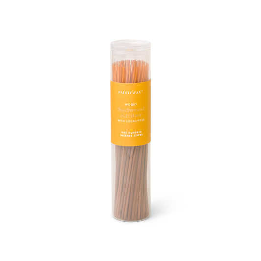 Incense Sticks - Redwood Amber - colored orange tips